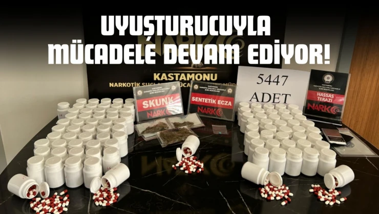 Uyuşturucuyla Mücadele Devam Ediyor!