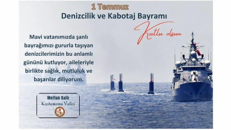 Vali Dallı'dan Denizcilik Ve Kabotaj Bayramı Mesajı