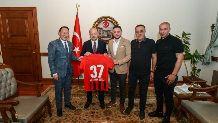 Vali Dallı, KSK'yı Makamında Kabul Etti