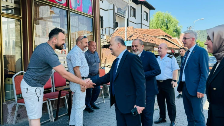 Vali Dallı Küre'de İncelemelerde Bulundu