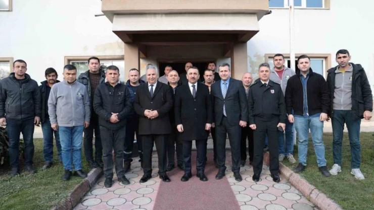 Vali Hacıbektaşoğlu, Kdz. Ereğli'de İncelemelerde Bulundu