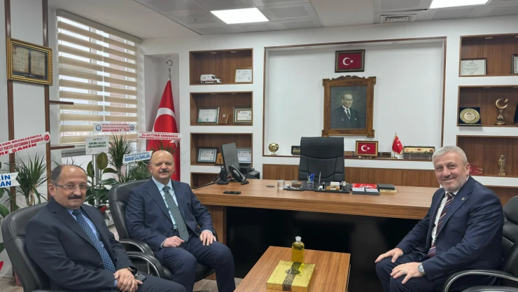 Vali Meftun Dallı'dan İl Sağlık Müdürü Dr. Fevzi Yavuzyılmaz'a Ziyaret