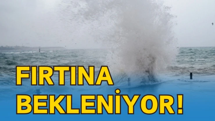 Valilik Tarih Vererek Uyardı, Kastamonu'ya Fırtına Geliyor