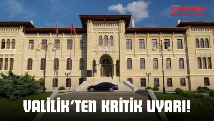 Valilik'ten Kritik Uyarı: 'Yeşil Vatanı Korumak İçin Dikkatli Olalım'