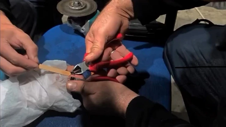 Vatandaşın Parmağına Sıkışan Yüzüğü İtfaiye Çıkardı