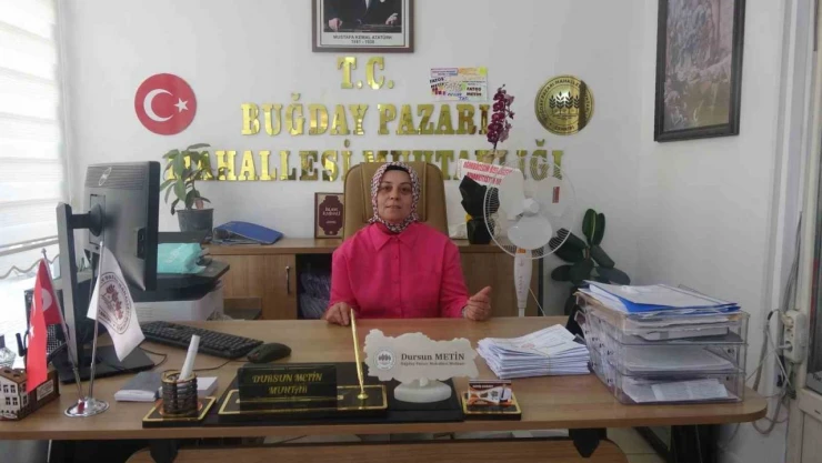 Vefat Eden Eşinin Yerine Muhtar Seçildi