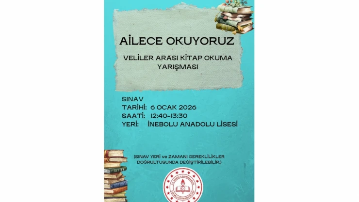 Veliler Arası Kitap Okuma Yarışması Düzenlenecek
