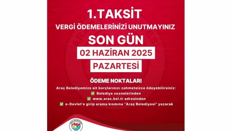 Vergi Ödemelerinde Son Gün Yaklaşıyor!