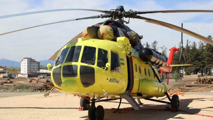 Yangın Söndürme Helikopteri Bolu'da Konuşlandırıldı