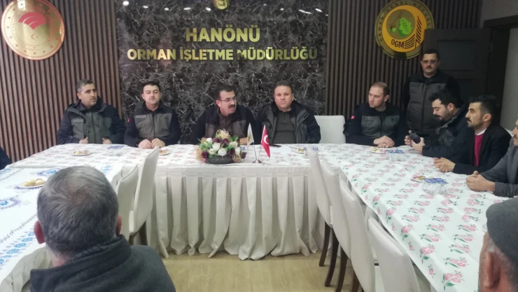 Yaslıkaya, Hanönü'de Kooperatif Başkanları İle Görüştü