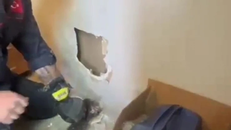 Kedilerin İmdadına İtfaiye Ekipleri Yetişti