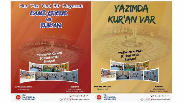 Yaz Kur'an Kursları İçin Son Hafta