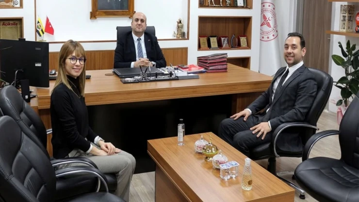 Yeni Başhekimden, Çağdaş Derdiyok'a Ziyaret