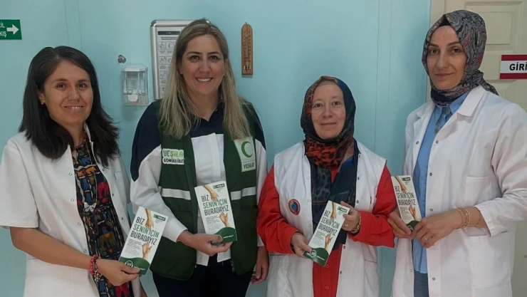 Yeşilay'dan Aile Hekimlerine Ziyaret