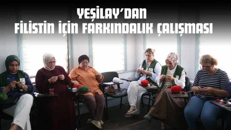 Yeşilay'dan Filistin İçin Farkındalık Çalışması