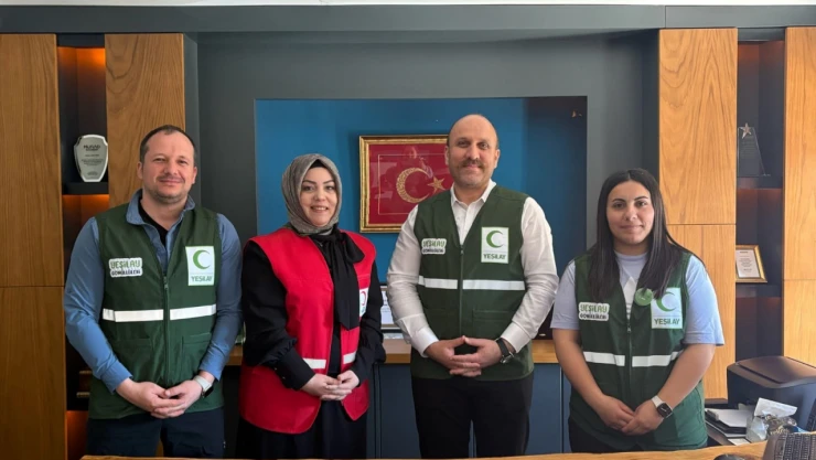 Yeşilay Kastamonu Şubesi'nden Kızılay Kastamonu Şubesine Ziyaret