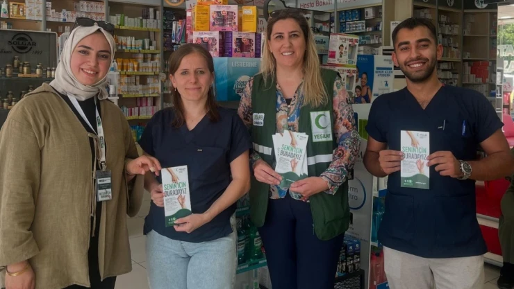 Yeşilay ve YEDAM'dan Kastamonu'da Eczane Ziyaretleri