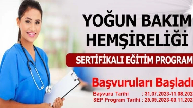 Yoğun Bakım Hemşireliği eğitimi düzenlenecek