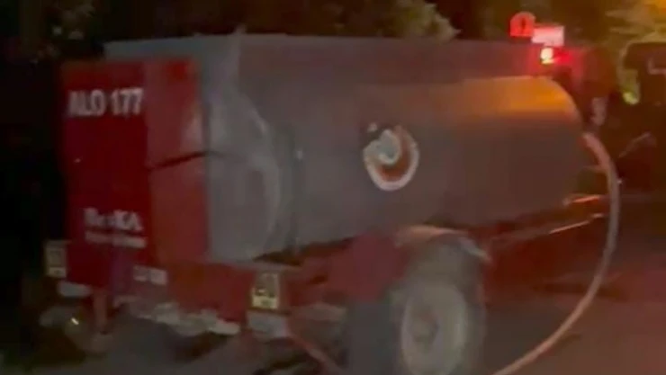 Yol Kenarına Atılan Çöpler Yangına Neden Oldu