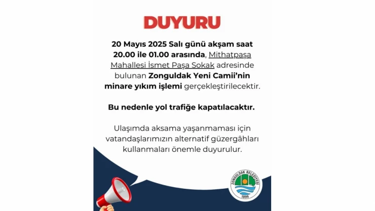 Yol Trafiğe Kapatılacak!