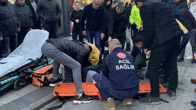 Yayaya Otomobil Çarptı