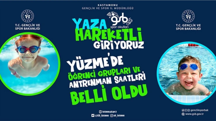 Yüzme Antrenmanları Netleşti