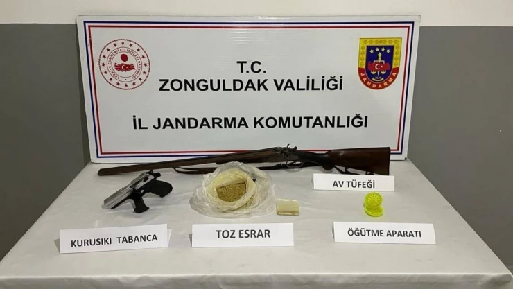 Zonguldak'da Uyuşturucu Operasyonu: 4 Tutuklama