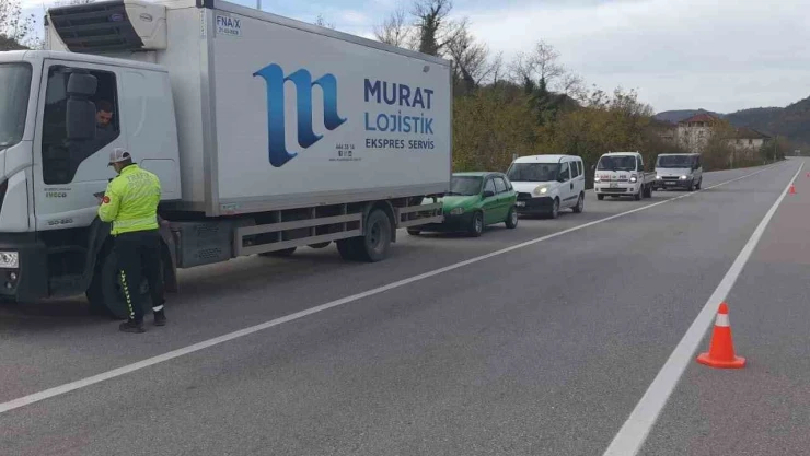 Zonguldak'ta 84 Araca 255 Bin Lira Ceza