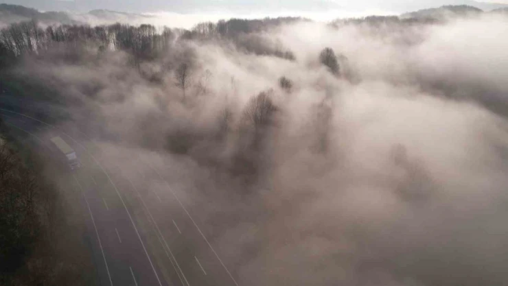 Zonguldak'ta Kartpostallık Sis Manzarası Yaşandı