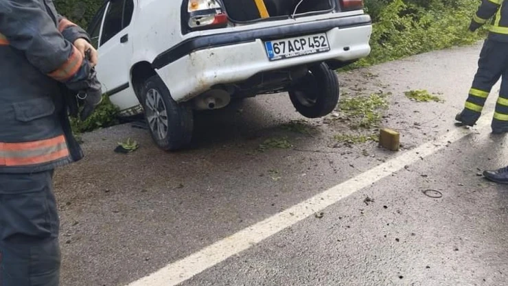 Zonguldak'ta Trafik Kazası 2 Yaralı