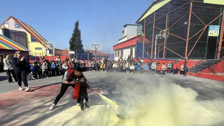 Zonguldak'ta Yangın Eğitimi