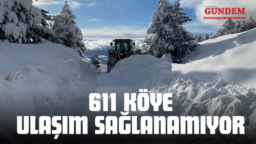 611 Köye Ulaşım Sağlanamıyor