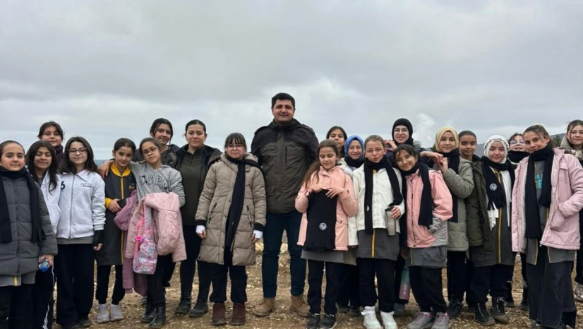 Aksinir Köyü'nde Öğrenciler Geleceğe Nefes Oldu