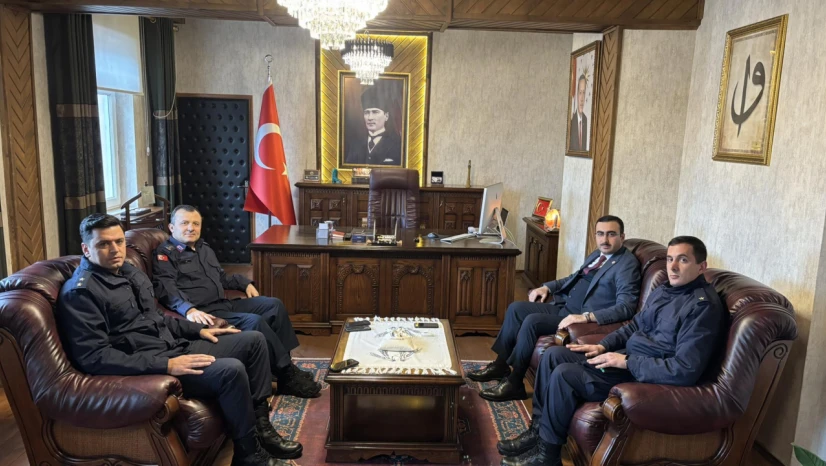 Albay Uz'dan Kaymakam Şahin'e Ziyaret