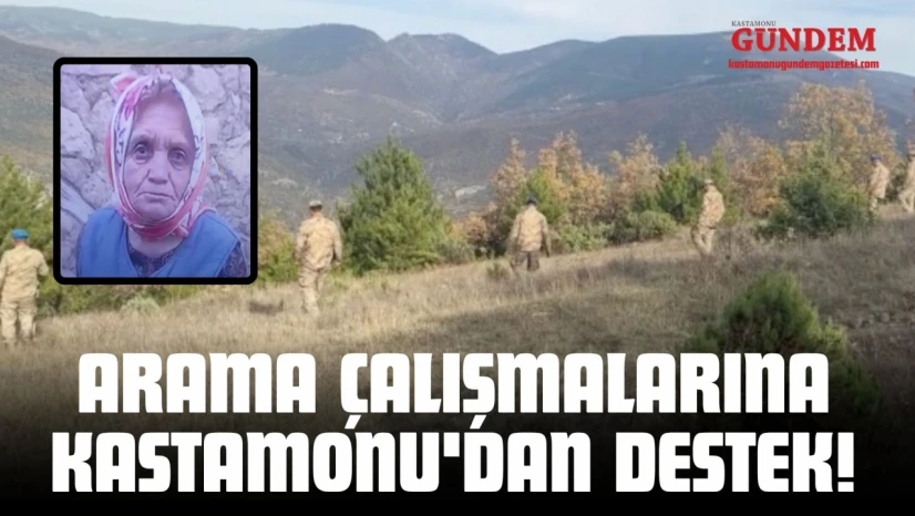 Arama Çalışmalarına Kastamonu'dan Destek!