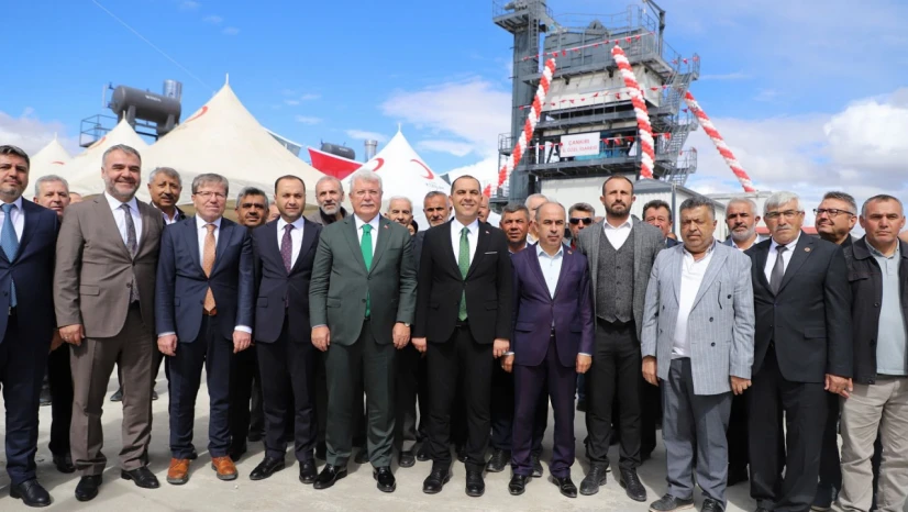 Asfalt Plenti Tesisi Ve Bitüm Depolama Havuzu Açıldı