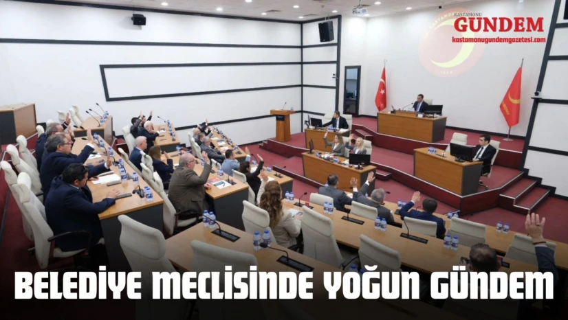 Belediye Meclisinde Yoğun Gündem