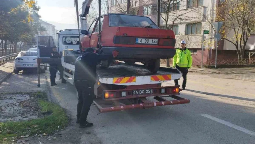 Bolu'da Hurda Araçlar Toplanıyor