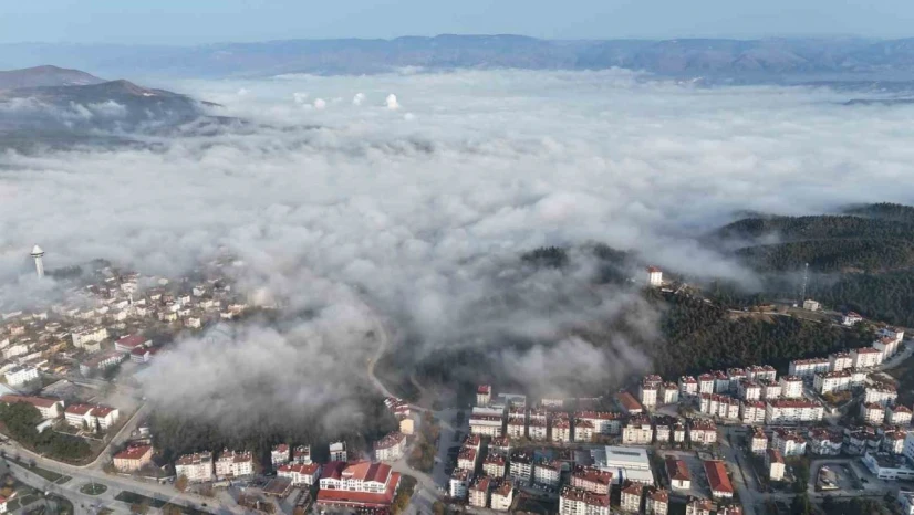 Boyabat Güne Sis Perdesiyle Uyandı
