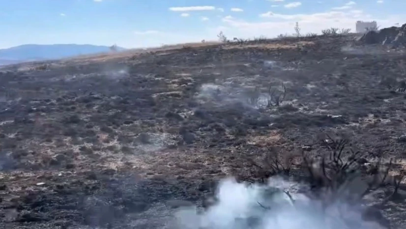 Arazi Yangını Söndürüldü
