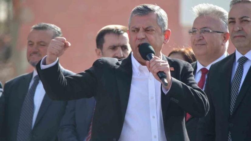 CHP Genel Başkanı Özel Çorum'da Konuştu