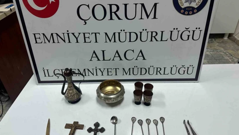 Çorum'da Tarihi Eser Operasyonu: 1 Gözaltı