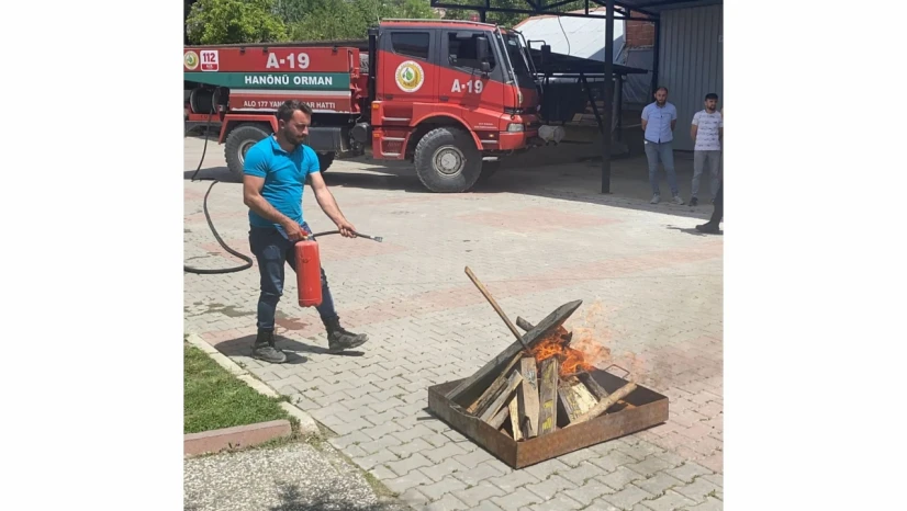Hanönü Orman'da tatbikatlar yapıldı