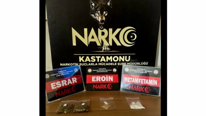 Kastamonu'ya uyuşturucu getiren 5 kişi yakalandı