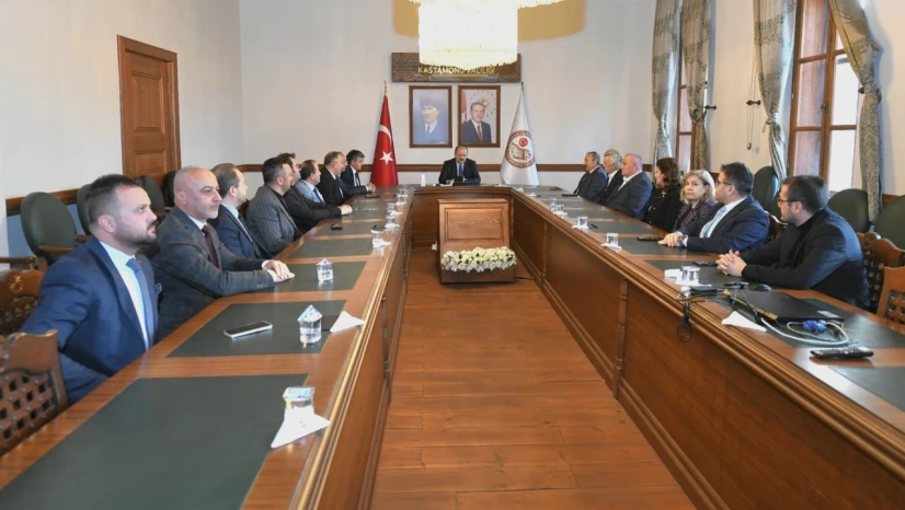 Memur-Sen Kastamonu Temsilciliğinden Vali Mefnun Dallı'ya Ziyaret