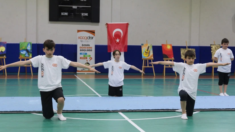 Özgül öğrenme güçlüğü yaşayan çocuklar hünerlerini sergiledi