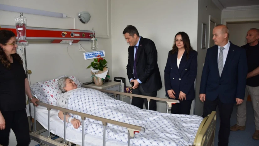 Şehit Polis Memuru'nun eşine ziyaret