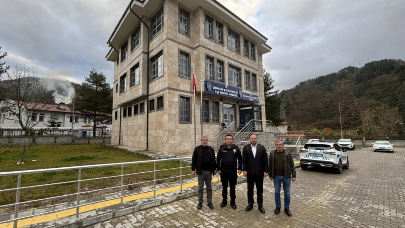 Şenpazar Belediye Başkanı Çınar'dan İlçe Emniyet Amirliği'ne Ziyaret
