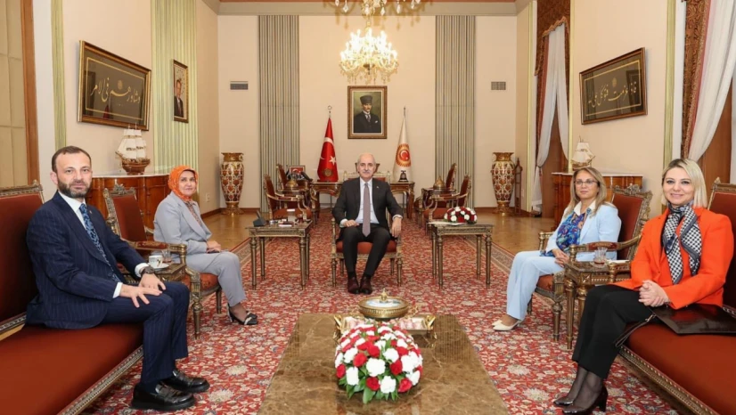 Serap Ekmekci'den TBMM Başkanı Numan Kurtulmuş'a Ziyaret