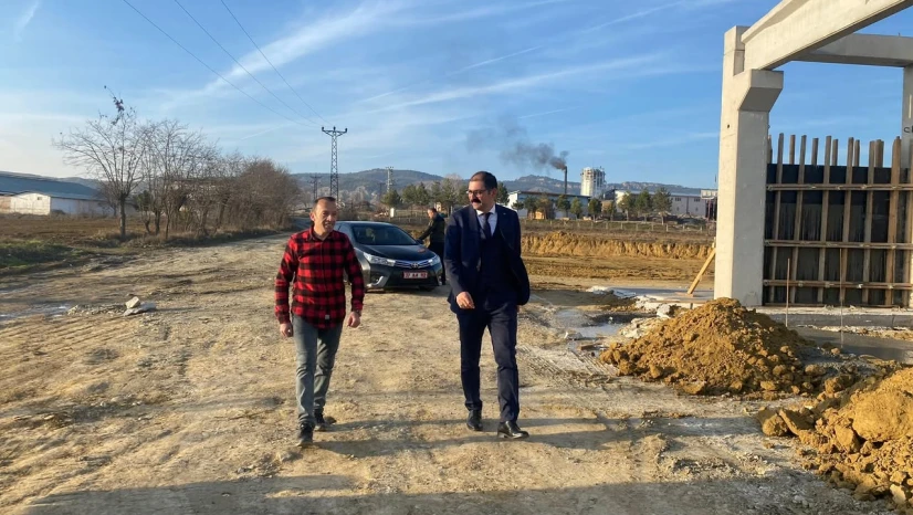 Taşköprü Kaymakamı Demirdağ'dan Yeni Kurulan Besi Çiftliğine Ziyaret